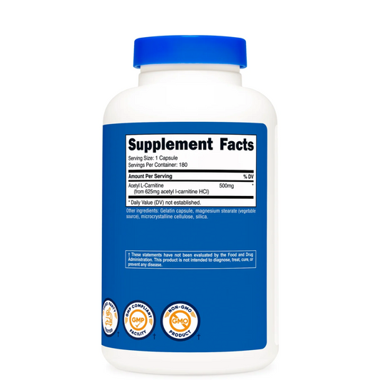 Acetyl Carnitin 180 Capsulas