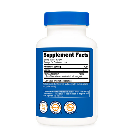 Astaxanthin 120 Caps 12mg