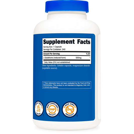 Glutathione 240 Capsules 500 Mg