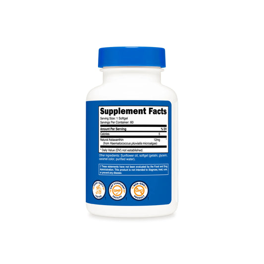 ASTAXANTHIN 60 CAPS 12MG