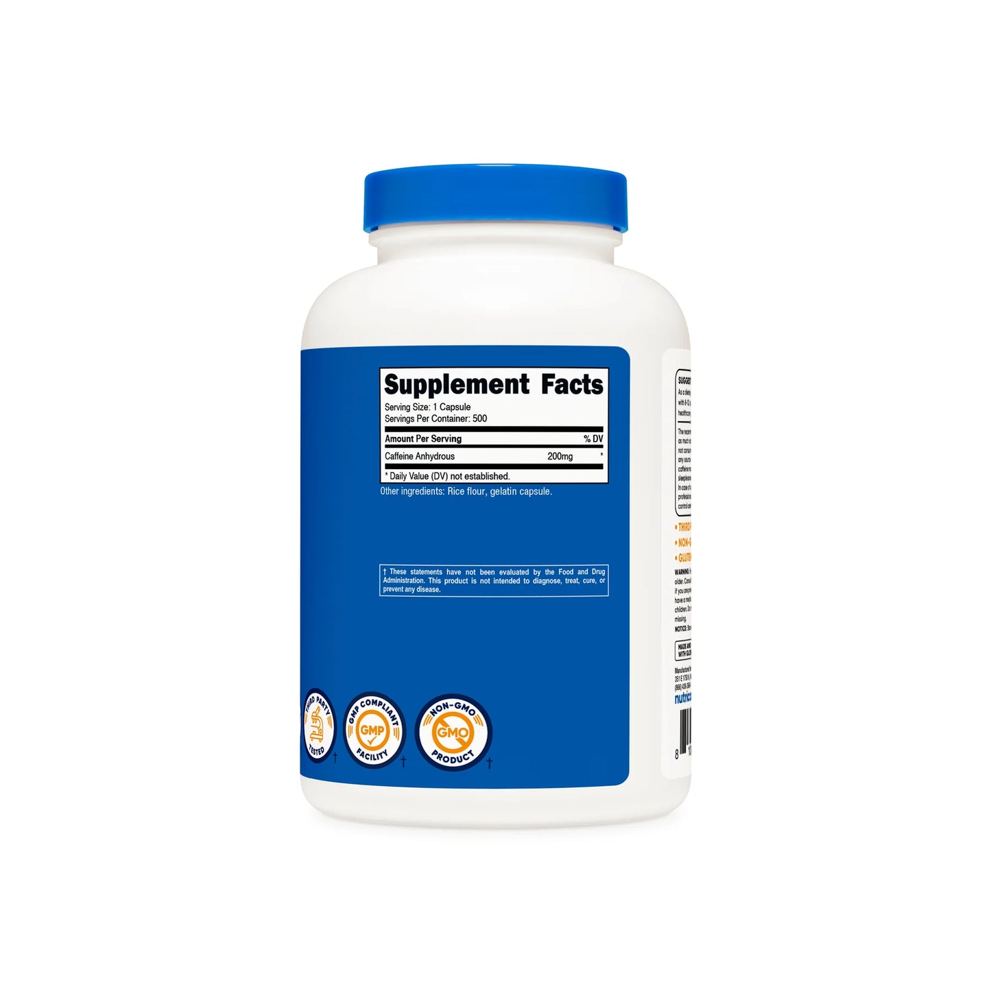CAFFEINE 250 CAPSULES 200 MG