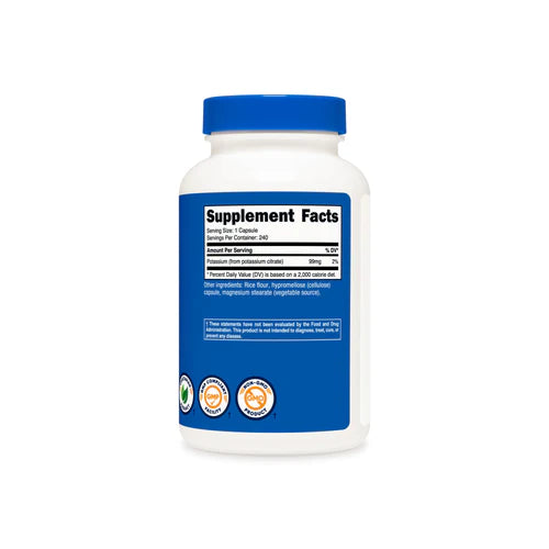 POTASSIUM CITRATE 500 CAPSULES