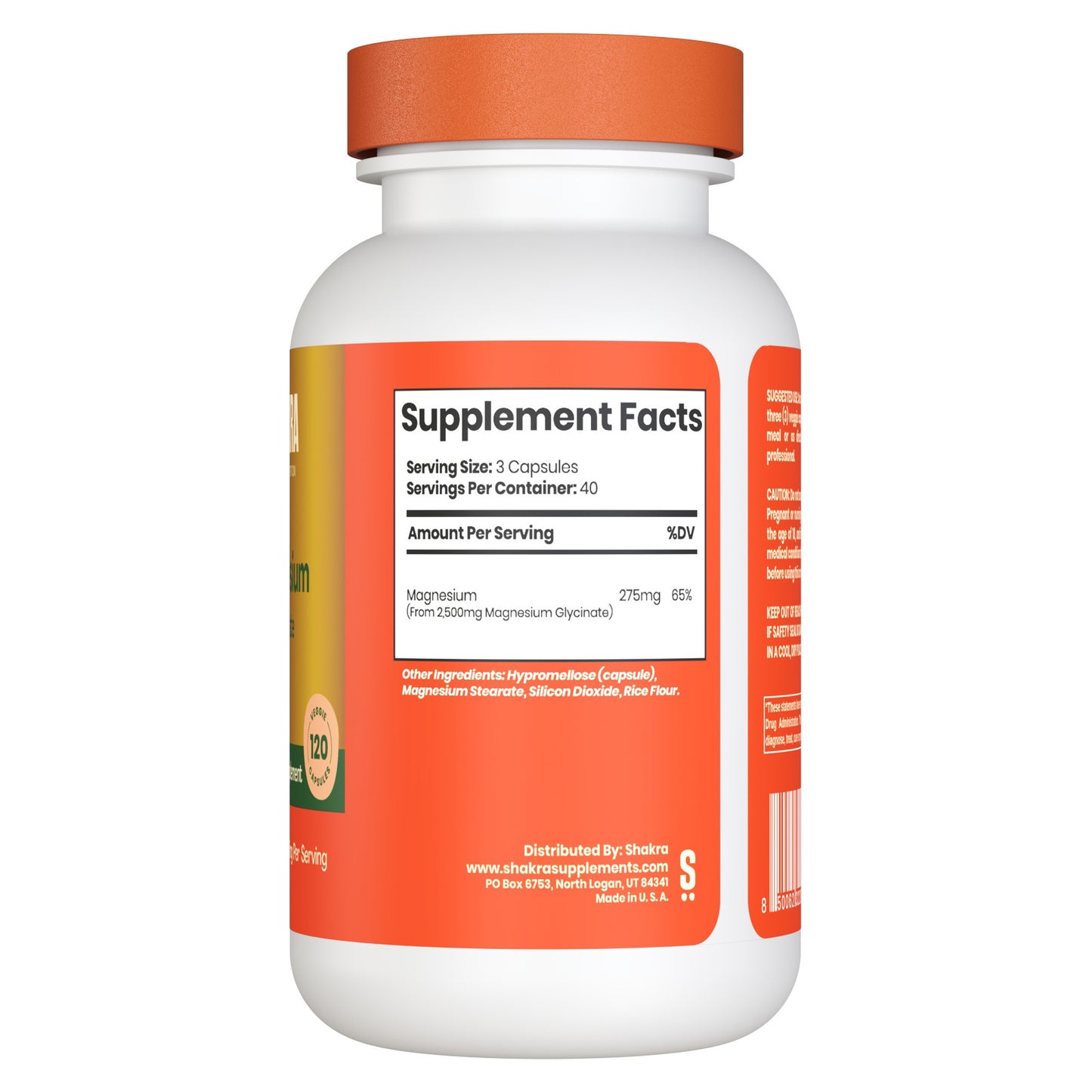 Shakra Magnesium glycinate 500 mg 120 cap