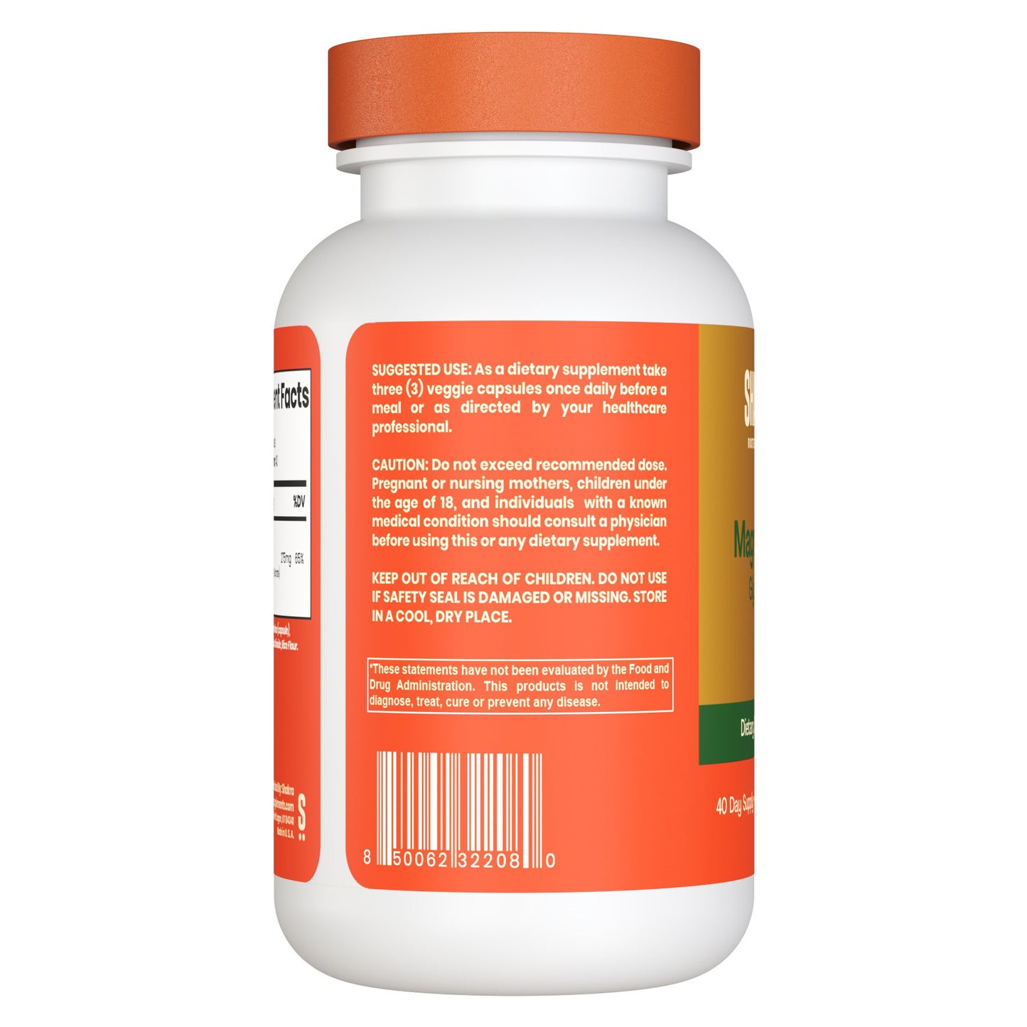 Shakra Magnesium glycinate 500 mg 120 cap
