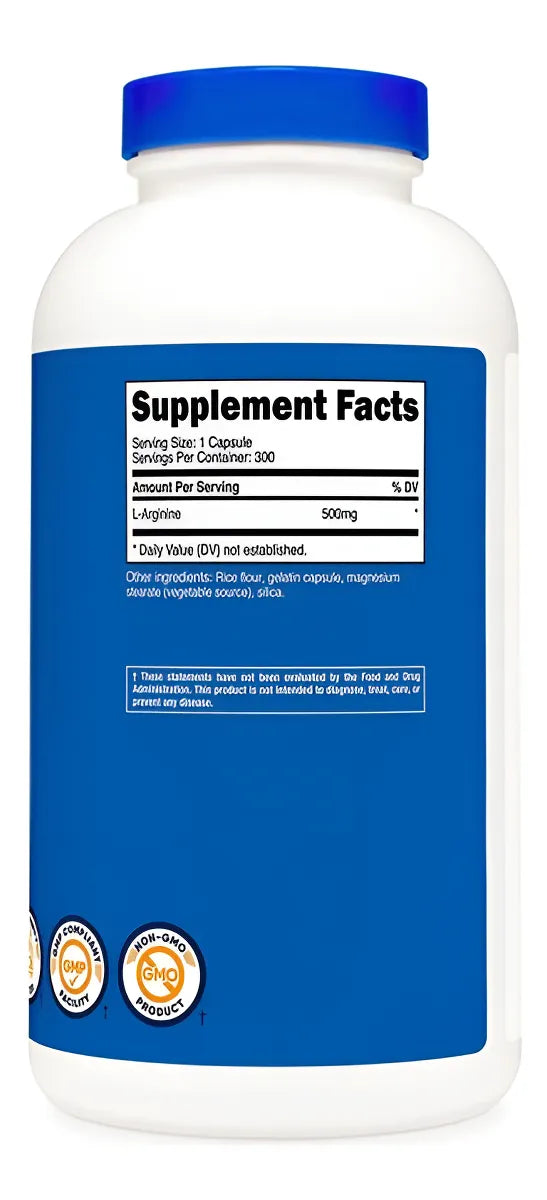 L-Arginine Capsules 500 MG 300 CAPS