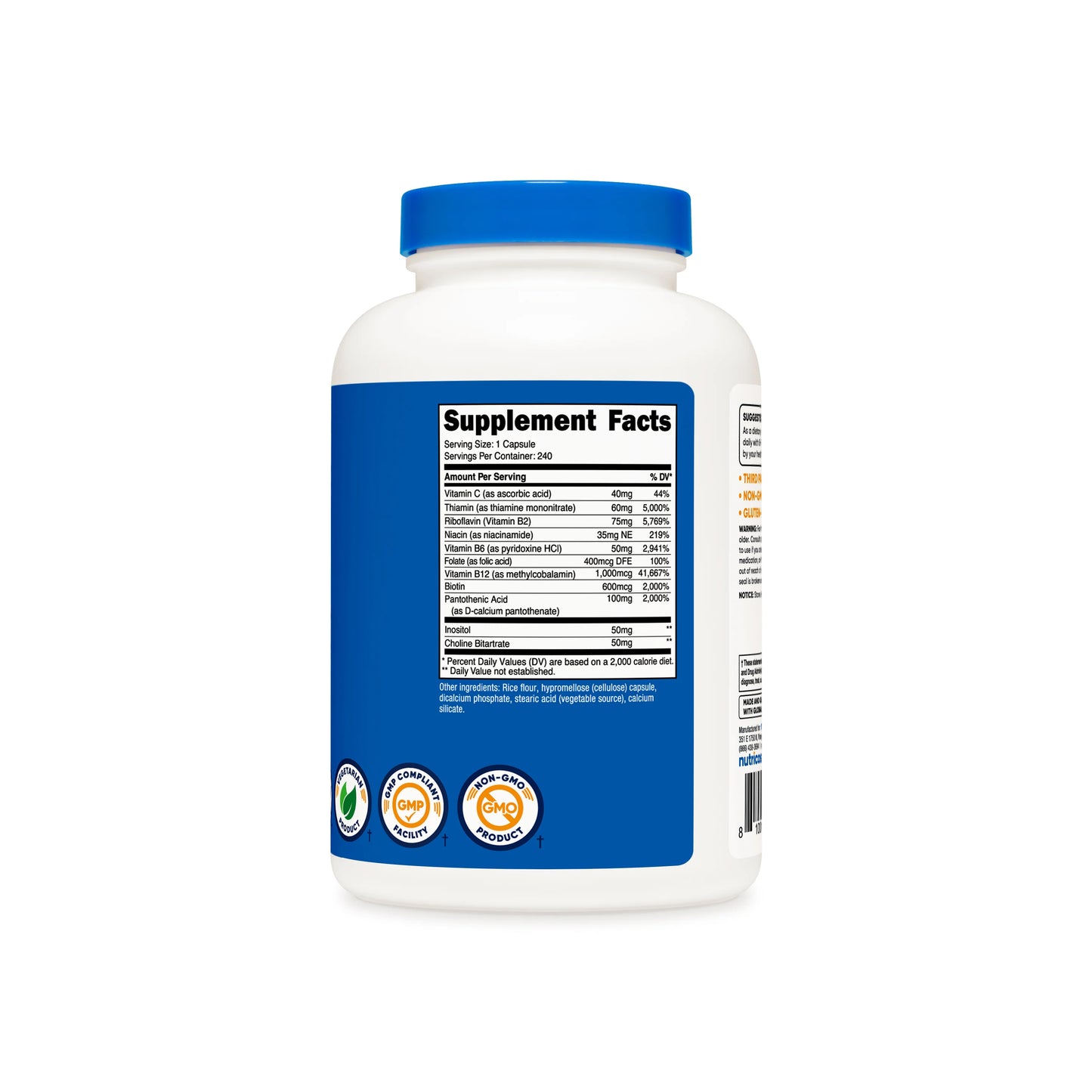 VITAMIN B COMPLEX 240 CAPSULES