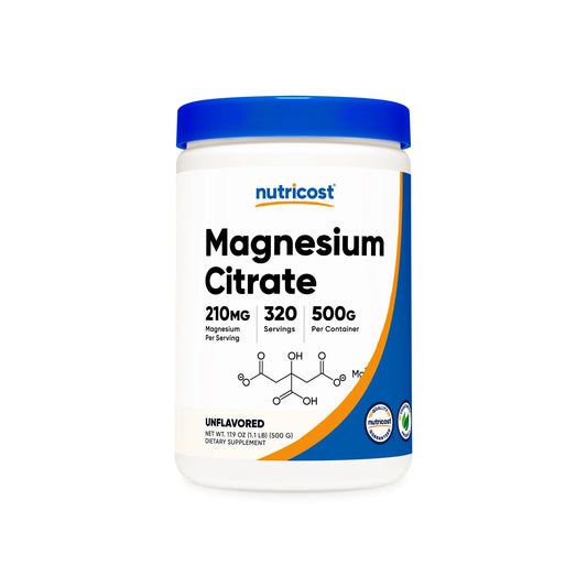 MAGNESIUM CITRATE POWDER 500 GRAMS