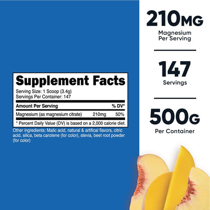 MAGNESIUM CITRATE POWDER 500 GRAMS