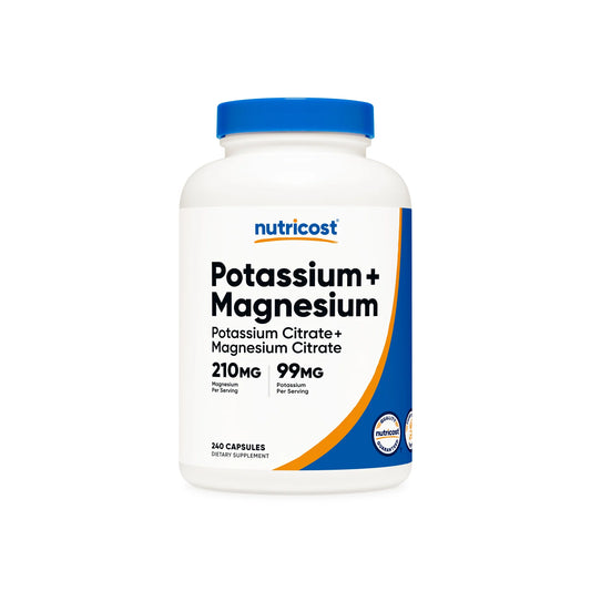 MAGNESIUM AND POTASSIUM CITRATE 240 CAPSULES