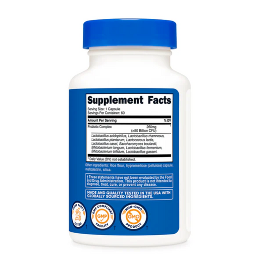 Probiotic 60 Capsules 50 Ufc Billion