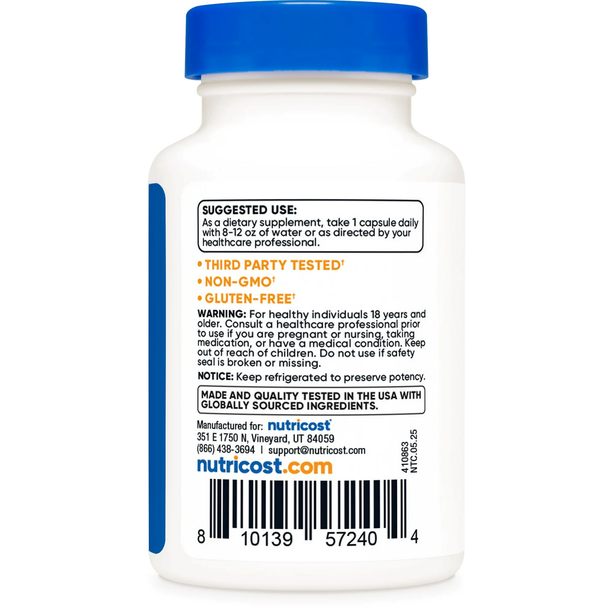 Probiotic 60 Capsules 50 Ufc Billion