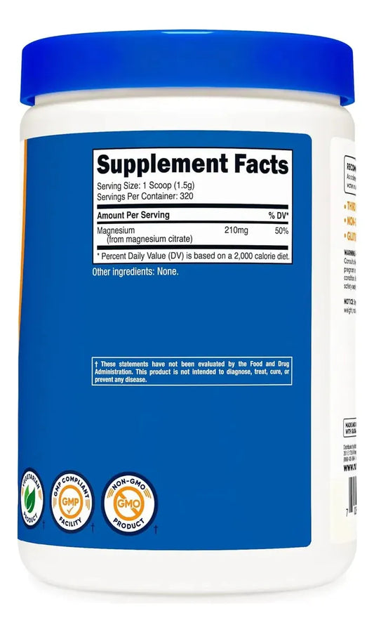 MAGNESIUM CITRATE POWDER 500 GR